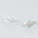 Boucles D'oreilles Puces Ainhoa Or Blanc Diamant