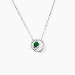 Collier Romea Argent Blanc Oxyde De Zirconium - Colliers avec pierres Femme | Marc Orian