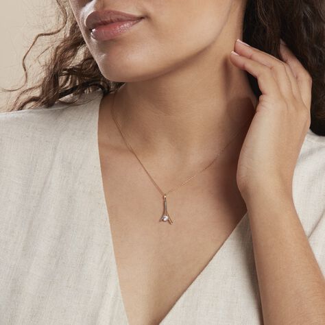 Collier Formev Or Bicolore Oxyde De Zirconium - Colliers Femme | Marc Orian