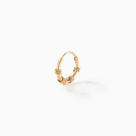 Créole Unitaire Wadim Plaqué Or Jaune - Piercings d'oreilles Homme | Marc Orian