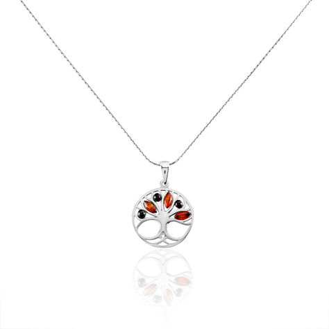 Collier Argent Blanc Odaya Ambre - Colliers avec pierres Femme | Marc Orian