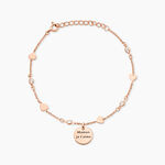 Bracelet Nueva Argent Rose Oxyde De Zirconium - Bracelets Medailles Femme | Marc Orian