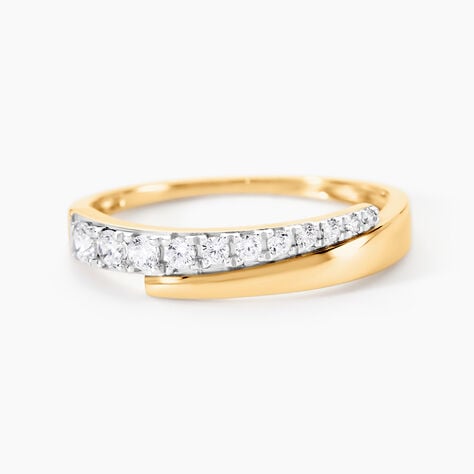 Bague Mahalah Or Jaune Oxyde De Zirconium - Solitaires  | Marc Orian
