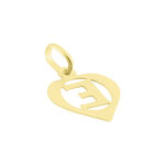Pendentif Eudocie Coeur Lettre Or Jaune - Pendentifs Femme | Marc Orian