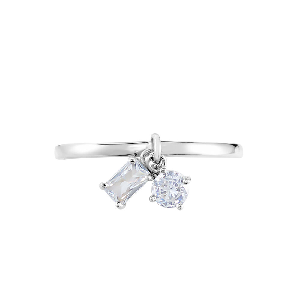 Bague Aoibhin Argent Blanc Oxyde De Zirconium - Bijoux fantaisie Femme | Marc Orian