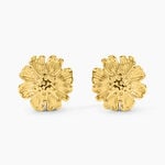 Boucles D'Oreilles Puces Ma&iuml;ana Acier Jaune - Puces Femme | Marc Orian