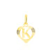 Pendentif Eudocie Coeur Lettre Or Jaune - Pendentifs Famille | Marc Orian