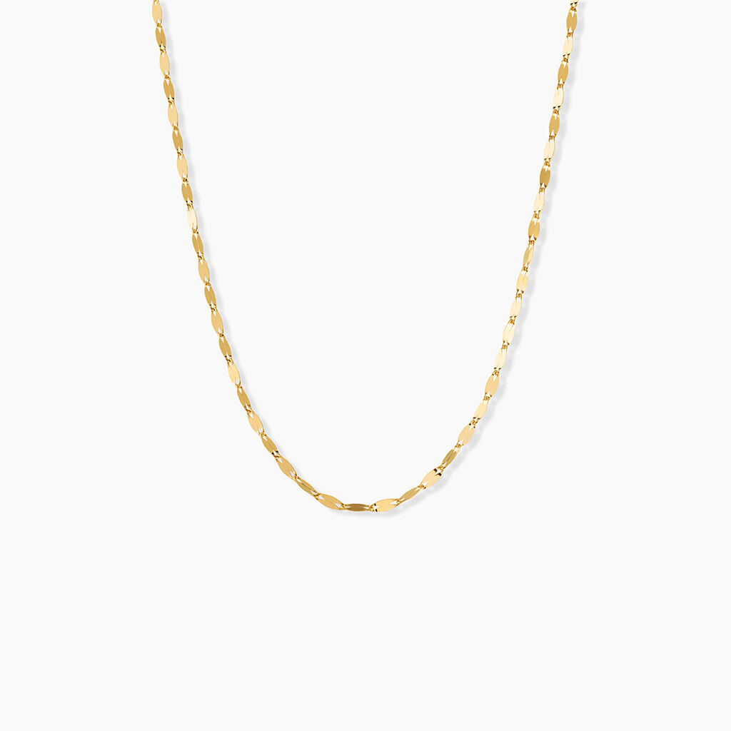 Collier Camelie Argent Dor&eacute; A L'Or 750/1000 - Colliers ete Femme | Marc Orian