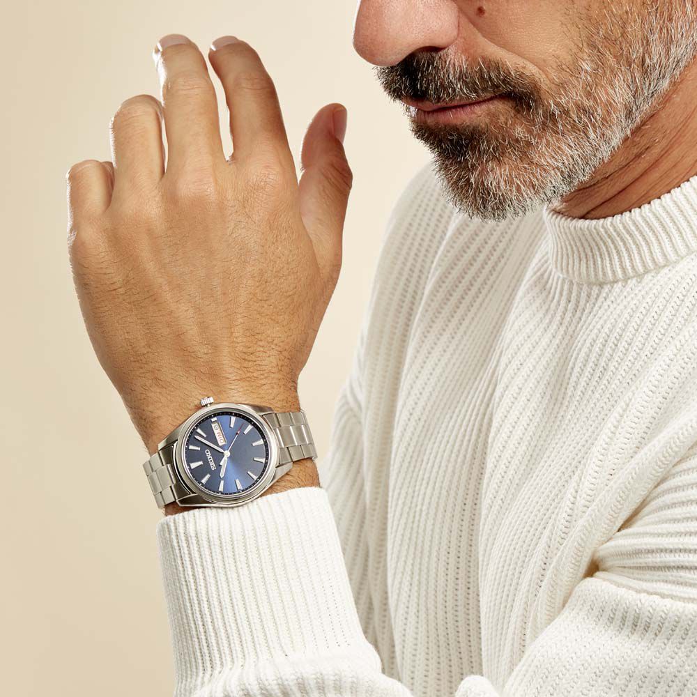 Montre Seiko Classique Homme Bleu HIMHBQB9270 Marc Orian