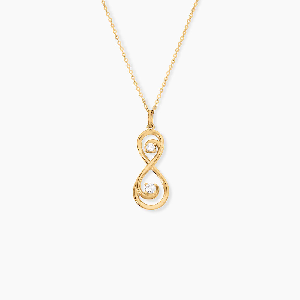 Collier Ademar Or Jaune Oxyde De Zirconium - Colliers avec pierres Femme | Marc Orian