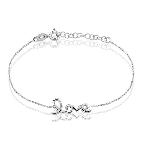 Bracelet Lydie Argent Blanc - Bracelets chaînes Femme | Marc Orian
