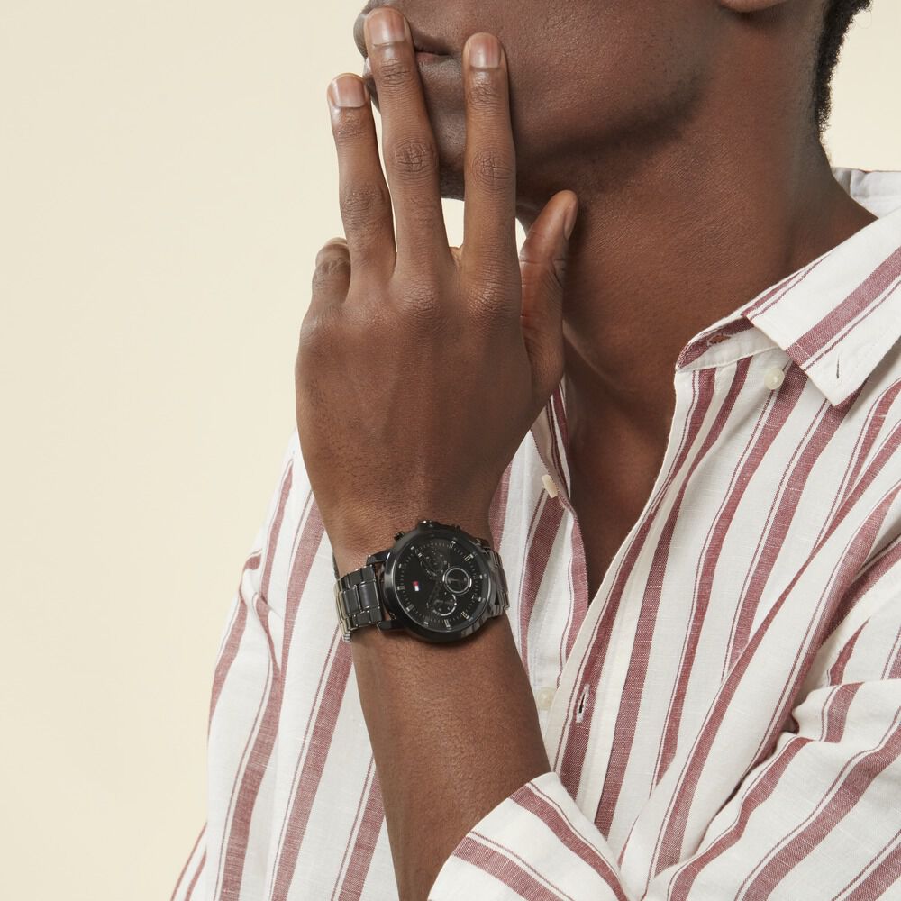 Montre Tommy Hilfiger Jameson Noir - Montres classiques Homme | Marc Orian