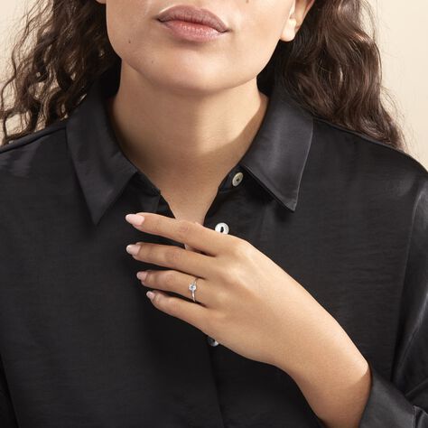 Bague Lily Or Blanc Topaze - Bagues Femme | Marc Orian