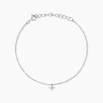 Bracelet Leonce Argent Blanc Oxyde De Zirconium - Bracelets fantaisie Femme | Marc Orian