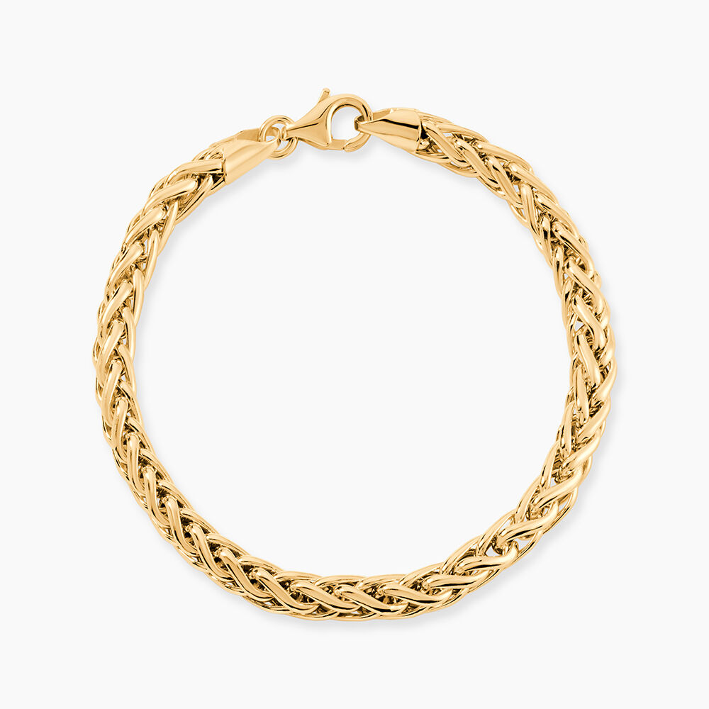 Bracelet Jany Maille Palmier Or Jaune - Bracelets mailles Femme | Marc Orian