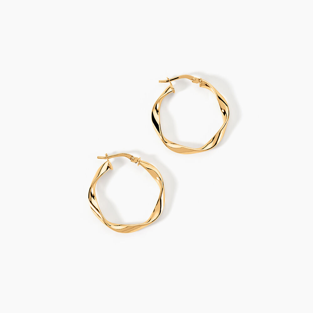 Cr&eacute;oles Falbala Or Jaune - Cr&eacute;oles Femme | Marc Orian