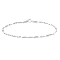 Bracelet Izar Torsadee Or Blanc