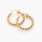 Cr&eacute;oles Plaqu&eacute; Or Jaune Isaiah - Cr&eacute;oles Femme | Marc Orian