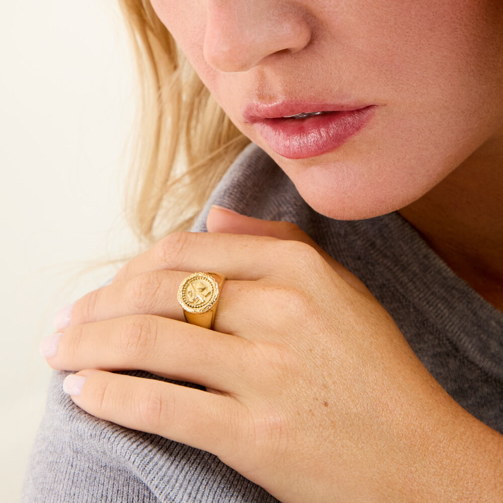 Bague Maelle Acier Jaune - Bijoux fantaisie Femme | Marc Orian