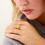 Bague Maelle Acier Jaune - Bijoux fantaisie Femme | Marc Orian