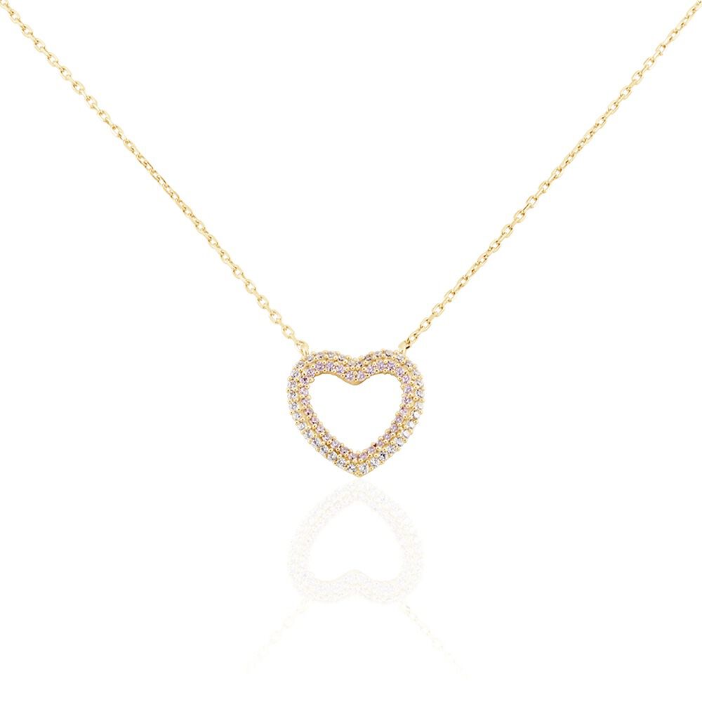 Collier Plaqué Or Jaune Xavia Oxydes De Zirconium - Colliers avec pierres Femme | Marc Orian