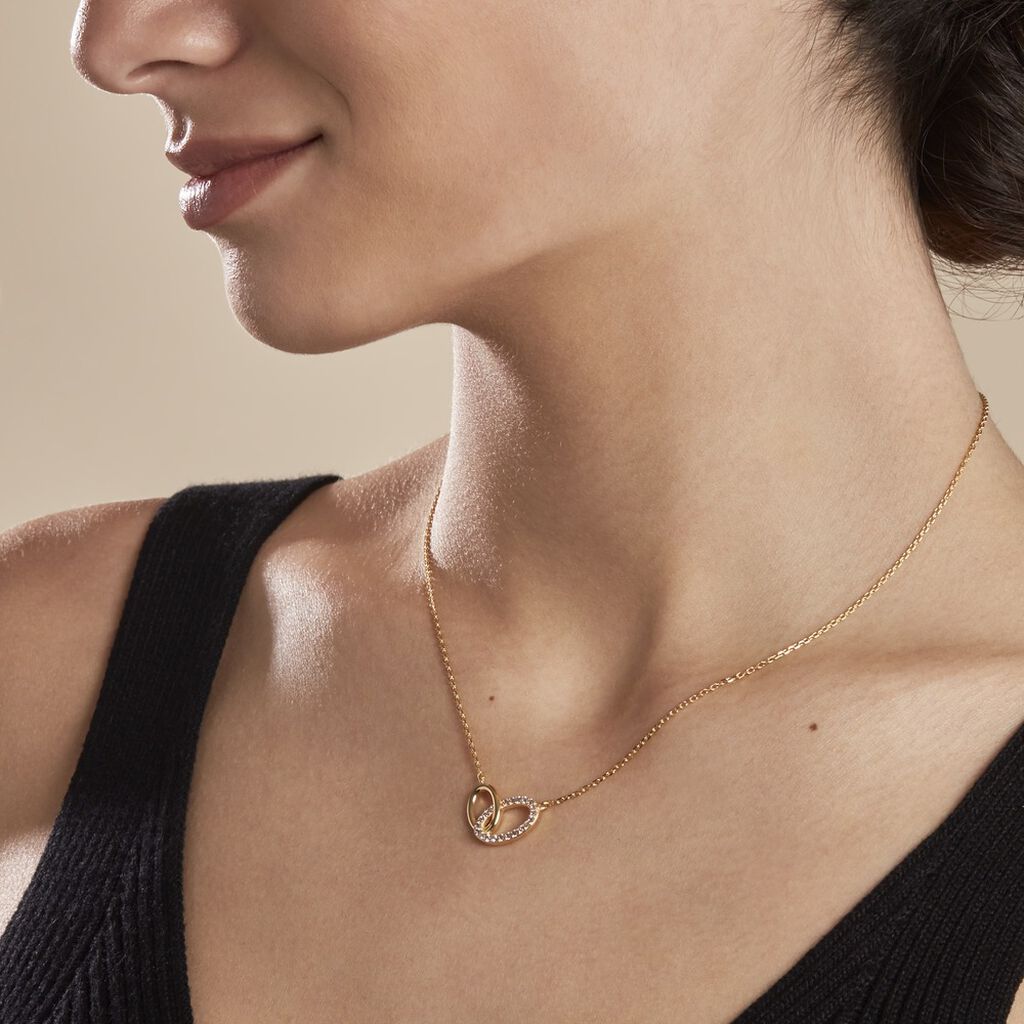 Collier Plaqué Or Kimberlie Oxydes De Zirconium - Colliers Femme | Marc Orian