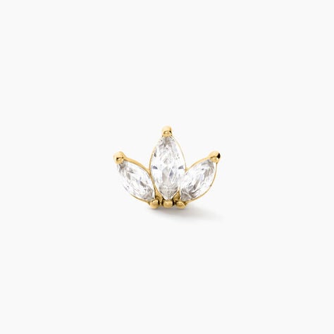 Piercing Gandie Acier Jaune Oxyde De Zirconium - Piercings Femme | Marc Orian