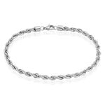 Bracelet Maille Phebus Him Acier Blanc - Bracelets mailles Homme | Marc Orian