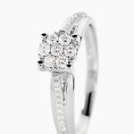 Bague Kate Or Blanc Diamant - Parures de mariage Femme | Marc Orian