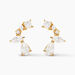 Boucles D'oreilles Puces Tyr Or Jaune Oxyde De Zirconium - Puces Femme | Marc Orian