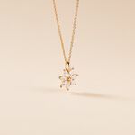 Collier Mia Plaqu&eacute; Or Dor&eacute; Oxyde De Zirconium - Colliers avec pierres Femme | Marc Orian