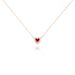 Collier Argent Rose Astor Oxydes De Zirconium - Colliers avec pierres Femme | Marc Orian