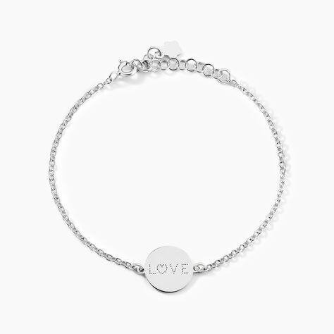 Bracelet Eternelle Argent Blanc - Bracelets Medailles Femme | Marc Orian