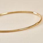 Bracelet Jonc Xylina Fil Rond Lisse Or Jaune - Bracelets joncs Famille | Marc Orian