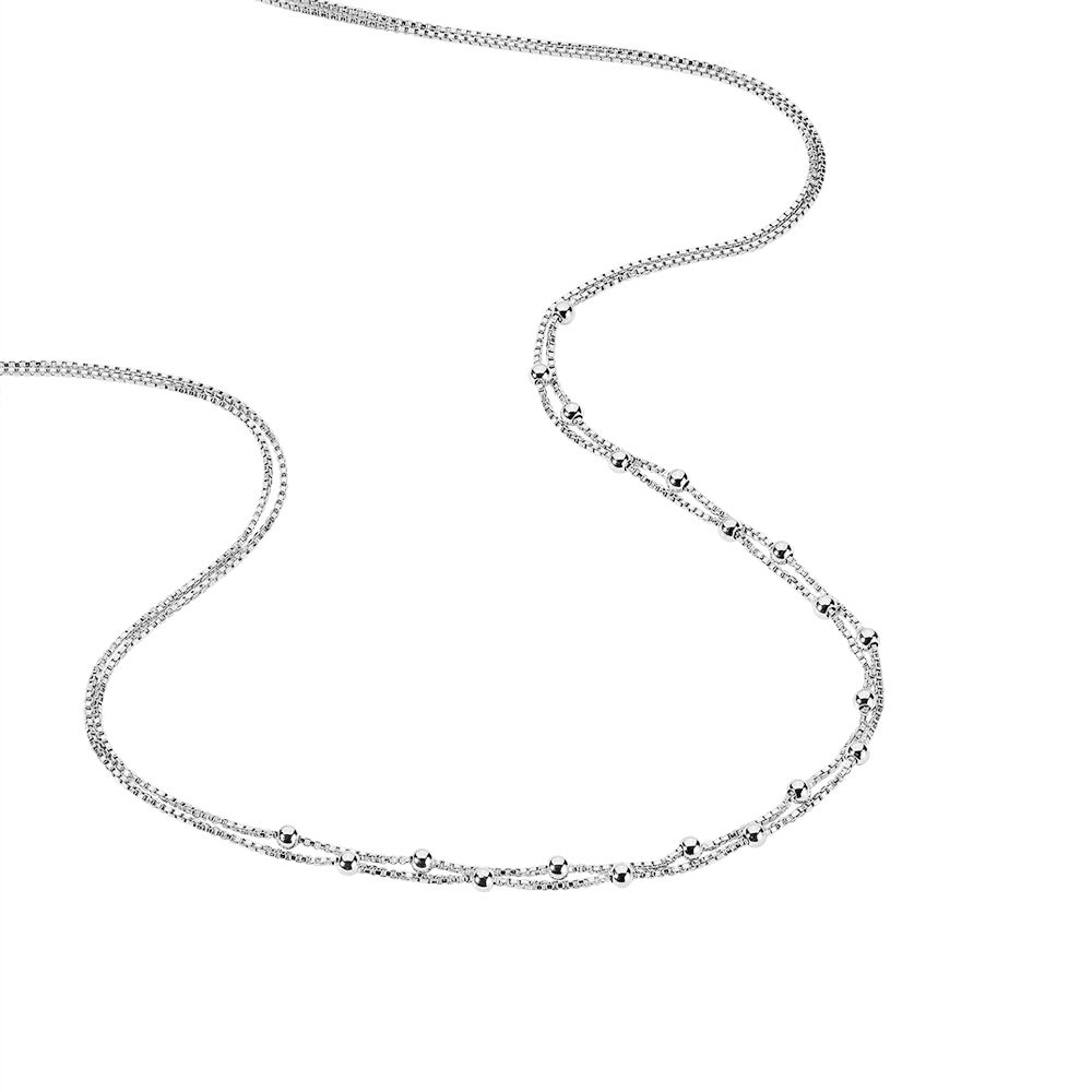 Collier Tounes Argent Blanc - Colliers fantaisie Femme | Marc Orian