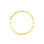 Alliance Epi Fantaisie Ruban Plat Or Bicolore - Alliances duo Unisex | Marc Orian