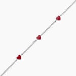 Bracelet Griotte Argent Blanc - Bracelets fantaisie Femme | Marc Orian