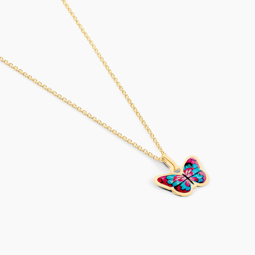 Collier Sulivia Papillon Or Jaune - Colliers avec pierres Enfant | Marc Orian
