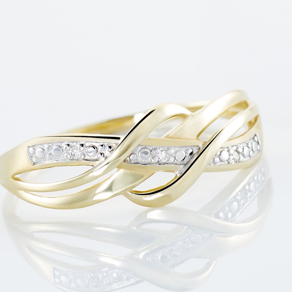 Bague Assa Or Jaune Diamant - Bagues pierres pr&eacute;cieuses Femme | Marc Orian