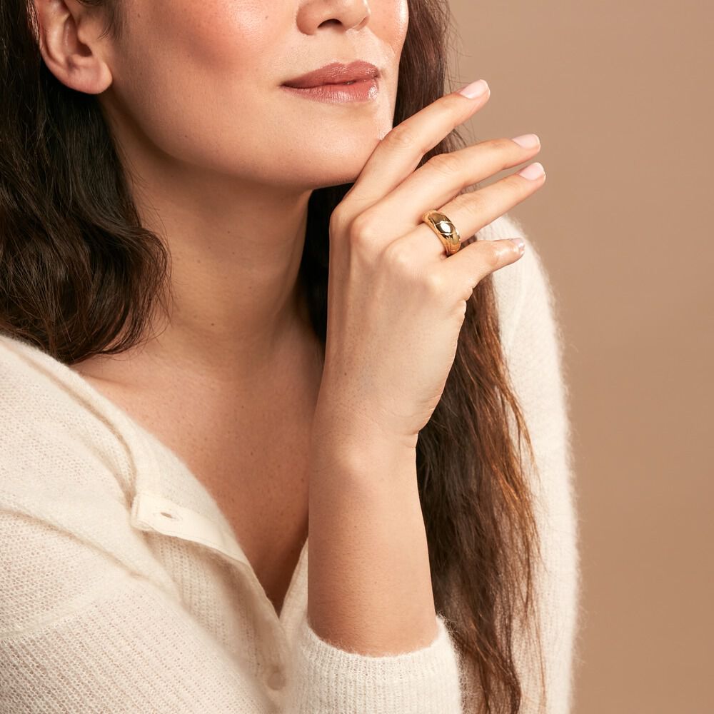 Bague Lessie Acier Doré - Bijoux fantaisie Femme | Marc Orian