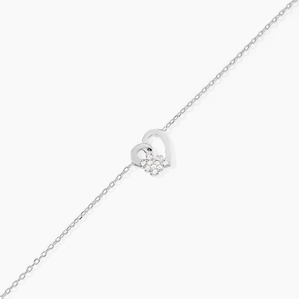 Bracelet Lucianna Argent Blanc Oxyde De Zirconium - Bracelets fantaisie Femme | Marc Orian