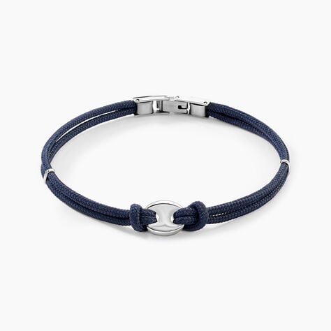 Bracelet Fabrice Acier Blanc - Bracelets cordons Homme | Marc Orian