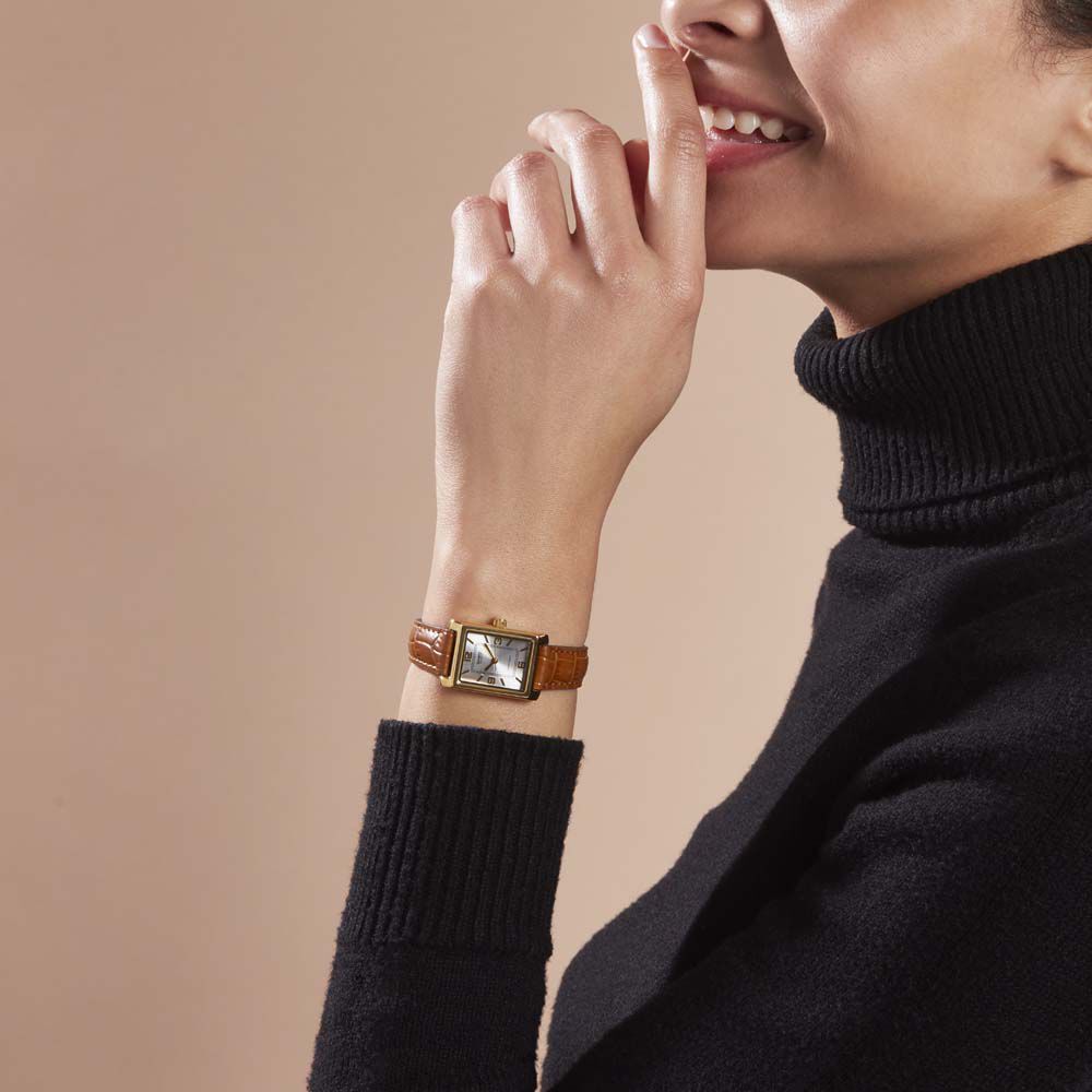 Montre casio sales bracelet cuir marron