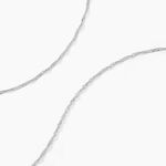 Cha&icirc;ne Imanie Maille Singapour Or Blanc - Chaines Femme | Marc Orian