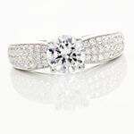 Bague Marilyn Argent Blanc Oxyde De Zirconium - Bijoux fantaisie Femme | Marc Orian