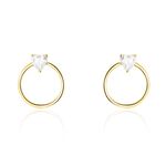 Cr&eacute;oles Kip Or Jaune Oxyde De Zirconium - Cr&eacute;oles Femme | Marc Orian