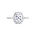 Bague Or Blanc Flavian Oxyde De Zirconium - Solitaires Femme | Marc Orian