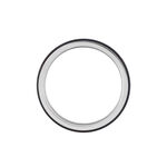 Alliance Nayhan Ruban Plat Titane Blanc - Alliances personnalis&eacute;es Unisex | Marc Orian