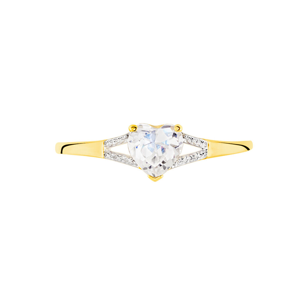 Bague Grishilda Or Jaune Oxyde Oxyde - Bagues Solitaire Femme | Marc Orian