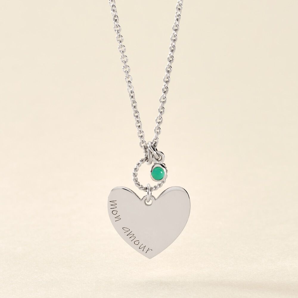 Collier Argent Pero Onyx - Colliers avec pierres Femme | Marc Orian